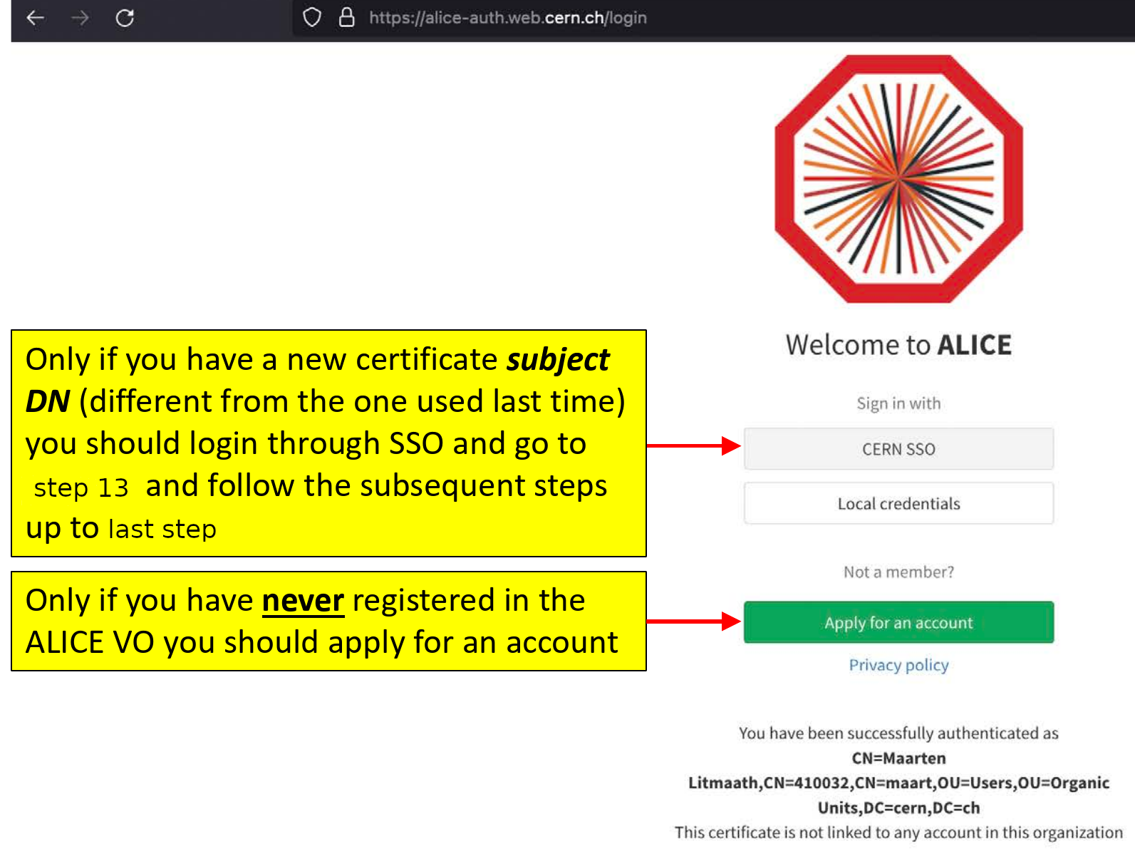 Login IAM